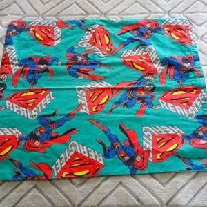 Handcrafted 1995 Superman Toddler Pillowcase One Pillow